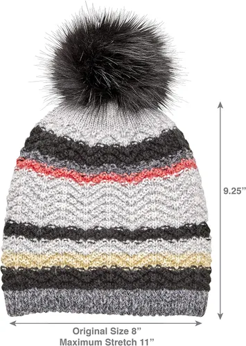 Miniatura 7 de Women's Recycled Slouchy Knit Hat with Pom
