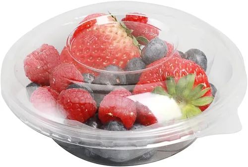 Miniatura 2 de Restaurantware - Solo tapas: tapas Thermo Tek para ensaladeras desechables de 8, 12 y 16 onzas, tapa redonda de 500 cuencos delicatessen - Los