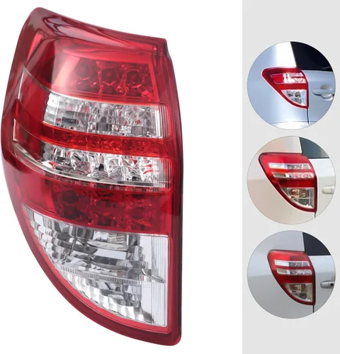 Miniatura 6 de LYNICESHOP Luces traseras traseras de freno para Toyota Rav4 2009-2012, lámpara de freno halógena montada en un cuarto exterior de 2009 a 2012, luz