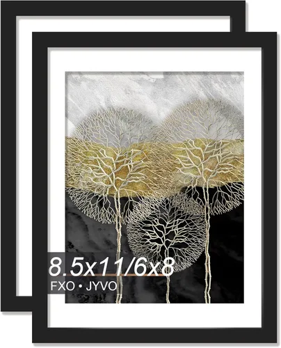 Miniatura 66 de Fxojyvo Marco de Fotos de 4x6, Muestra Foto de 3.5x5 con Paspartú o 4 x 6 Sin Paspartú, Liviano y de Alta Transparencia Marco de 4 por 6 para Pared