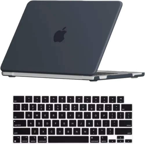 Miniatura 47 de Se7enline Compatible con MacBook Air 2025 2024 2023 de 15 pulgadas M4 M3 M2 Funda rígida para laptop Mac Air de 15.3 pulgadas M4 M3 M2 Chip