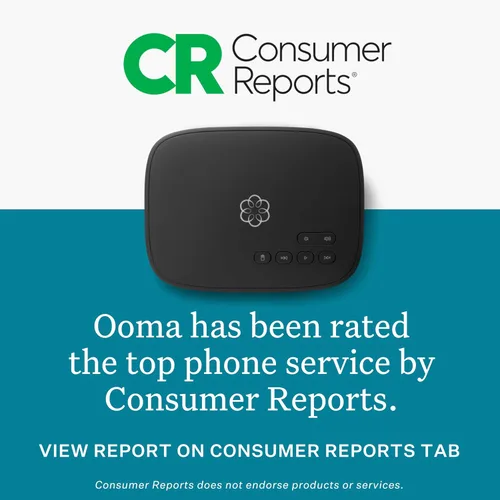 Miniatura 2 de Ooma Telo Air VoIP Servicio gratuito de telefonía residencial por Internet con conectividad inalámbrica. Reemplazo de línea fija asequible. Llamadas