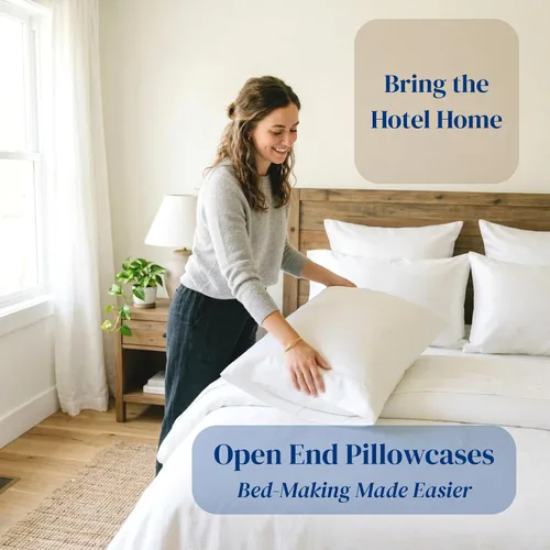 Miniatura 4 de Beckham Hotel Collection Juego de sábanas tamaño Twin 100% algodón, ropa de cama de satén de lujo 500TC, bolsillo profundo de 16", que absorbe