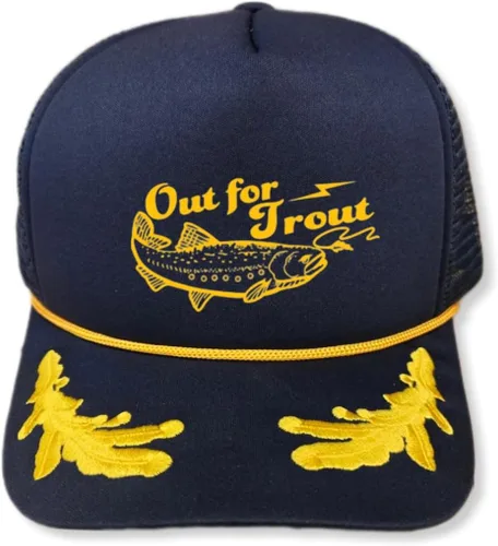 Miniatura 21 de ThatsRad Out for Trout Corduroy Snapback Sombrero Gorra Pesca con Mosca Pescador