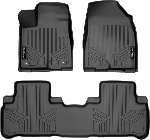 Miniatura 10 de MAXLINER - Juego de alfombrillas de 1ª fila, color negro para Toyota Highlander Hybrid 2008-2013