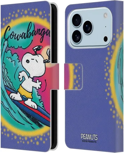 Miniatura 7 de Head Case Designs Funda de piel con licencia oficial de Peanuts Beach Surf Snoopy Boardwalk Airbrush compatible con Apple iPhone 11