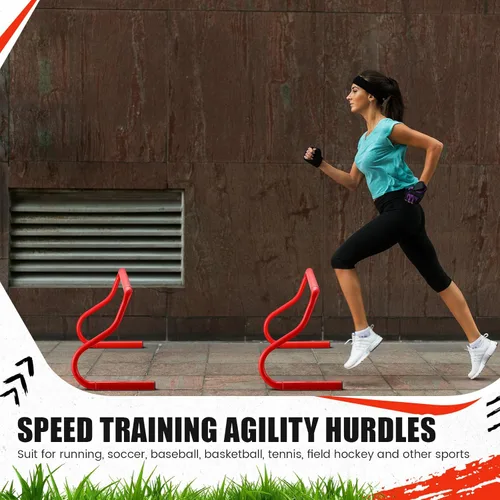 Miniatura 6 de Seenelling 16 unidades de 12 pulgadas de velocidad de entrenamiento de agilidad obstáculos de gran tamaño desmontable agilidad obstáculos juego