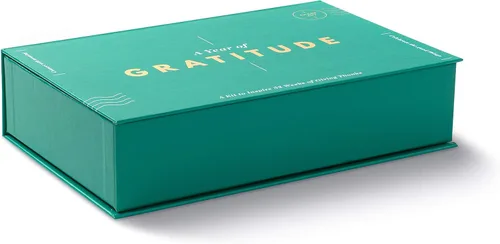 Miniatura 3 de Compendium - Kit de tarjeta de agradecimiento para inspirar 52 semanas de agradecimiento Verde y crema: un año de gratitud