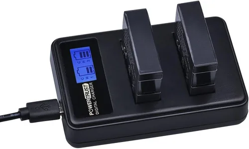 Miniatura 2 de Paquete de 2 baterías AHDBT-401 y cargador USB dual LCD para Gopro Hero 4 Baterías Go Pro Hero4 AHDBT 401 Accesorios de cámara de acción