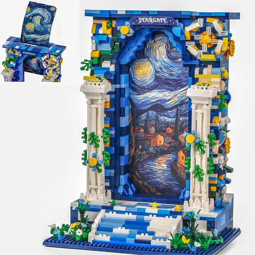 Miniatura 4 de SAMYBLOCKS Juego de 3600 bloques de construcción de castillo, ideales creativos, bloques de construcción de palacio de ensueño, el mejor regalo