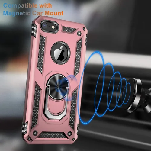 Miniatura 288 de Jeylly Funda para iPhone SE/Funda para iPhone 5S, Exterior de Plástico Duro que Absorbe Golpes + Interior de Silicona de Goma Defensor contra