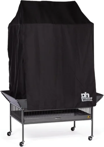 Prevue Pet Products Funda grande para jaula de pájaros, 12505, color negro, 36 pulgadas de largo x 24 pulgadas de ancho x 49 pulgadas de alto