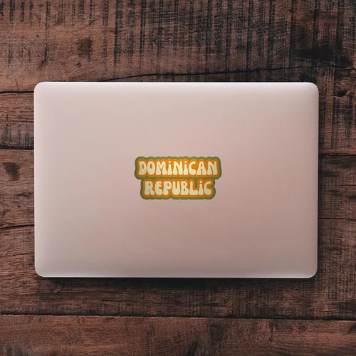 Miniatura 3 de Adhesivo de viaje de República Dominicana, varios colores, vinilo para botella de agua para laptop, Lugares en los que he estado, calcomanía