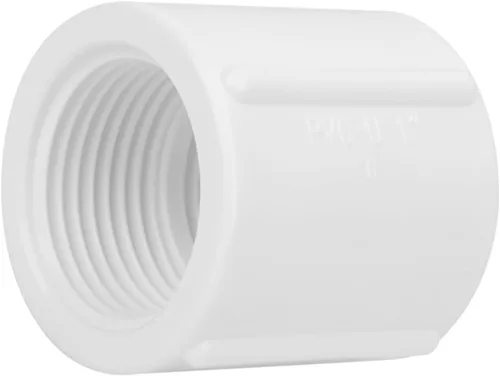 Miniatura 3 de Paquete de 10 Adaptadores Conectores de Acoplamiento de Tubería de PVC de Rosca Doble Hembra de 1 pulgada (F x F) SCH40 Acoplamiento de Tubería