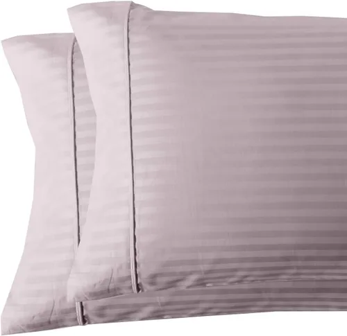 Miniatura 23 de Royal Tradition Damasco rayado 580 hilos, 100 % algodón tamaño Queen juego de sábanas de cama beige