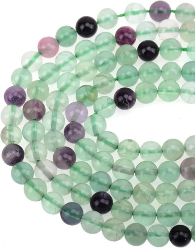 Miniatura 12 de Cuentas sueltas de 0.315 pulgadas/8mm de piedra natural redonda para hacer joyas con cordón elástico Sodalita azul