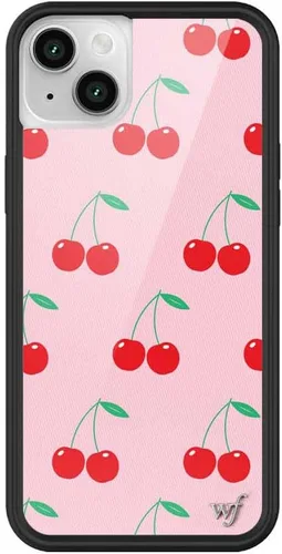 Miniatura 6 de Fundas Wildflower - Realización Par x Devon Lee Carlson, Compatible con Apple iPhone 13/14 Rojo, Ranas, Colaboración - Protector de goma negro