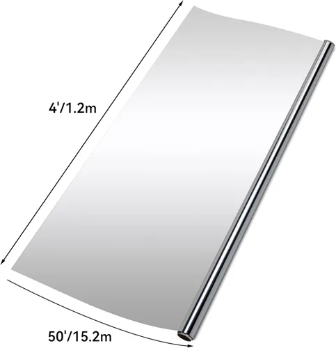 Miniatura 2 de (R) Mylar Rollo de película reflectante para horticultura para sala de cultivo 2 mil (4 x 50 pies)