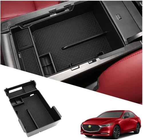 Miniatura 19 de Ruiya Organizador de consola 4Runner 2014-2024 para Toyota 4Runner 5ª generación, accesorios de material ABS, reposabrazos consola guantera, Toyota
