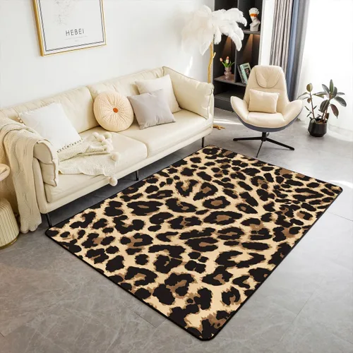 Miniatura 8 de jejeloiu Lindos tapetes de perezoso para sala de estar, 4 x 5 pies, diseño de animales kawaii, juego de alfombras decorativas para interiores