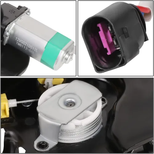 Miniatura 3 de DNA MOTORING OEM-WR-0031 Conjunto de motor y regulador de elevalunas eléctrico delantero izquierdo del lado del conductor compatible con 00-06 BMW