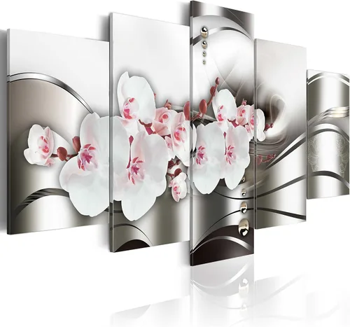 Miniatura 38 de Lienzo decorativo con impresión artística de diseño de orquídea de Artgeist Orquídea #01