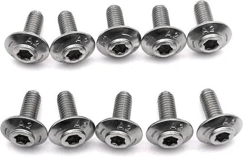 Miniatura 2 de para BMW M5 * 14.5 14 16 17.5 12 10 20 25 Tornillos de carcasa de motocicleta de acero inoxidable R1200GS LC ADV R1250GS R1200RT S1000XR RR S1000R