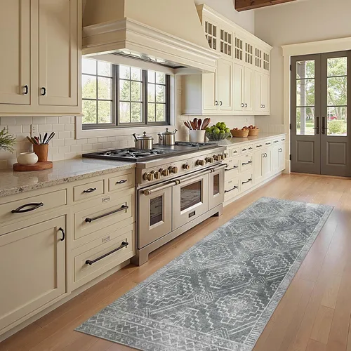Miniatura 9 de jinchan Boho 2x3 Rugs for Entryway - Moroccan Machine Washable Doormat Soft Bohemian Small Throw Rug Non-Slip Carpet for Entrance Kitchen Laundry