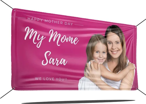 Miniatura 4 de Cartel de feliz día de la madre, pancarta personalizada para el día de la madre, decoración de fiesta, fiesta del día de la madre, regalo del día