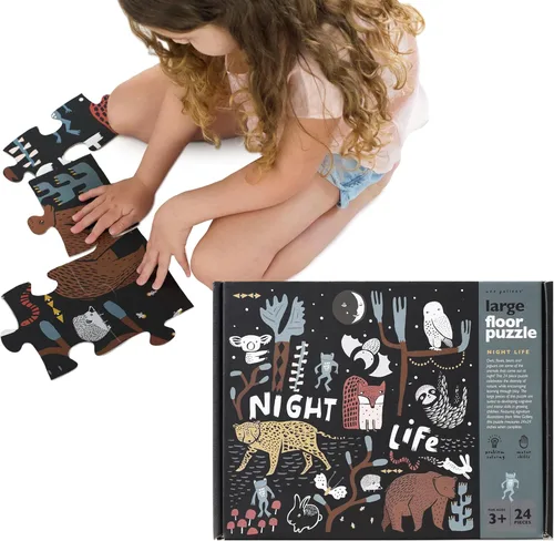 Miniatura 11 de Rompecabezas de Piso Wee Gallery, Rompecabezas Jumbo de 24 Piezas para Niños Pequeños, Actividad de Aprendizaje Temprano, Desarrollo Cognitivo
