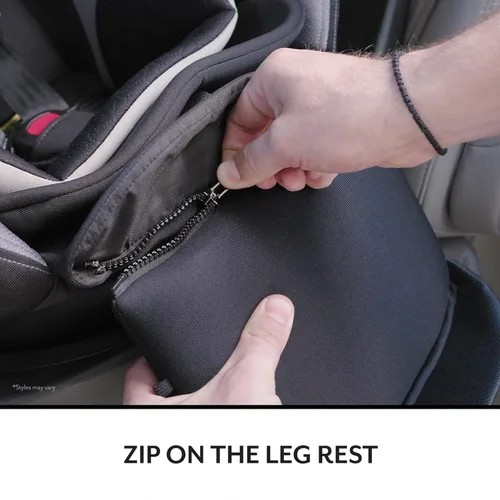 Miniatura 3 de Asiento de automóvil rotativo todo en uno Evenflo Gold Revolve360 Extend con SensorSafe (Negro Onyx)