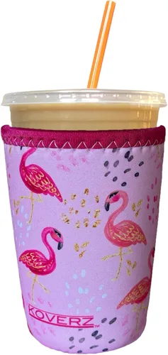 Miniatura 50 de Funda Koverz para café helado, funda aislante de neopreno para taza, se ajusta a una taza de café de 32 Oz., lavable y reutilizable, accesorios
