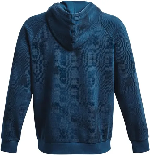 Miniatura 6 de Under Armour - Sudadera entallada de vellón con capucha para hombre modelo Rival