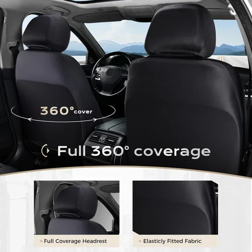 Miniatura 2 de Coverado Funda de asiento de automóvil, funda de asiento delantero de automóvil, malla de aire 3D, protectores de asiento transpirables, diseño