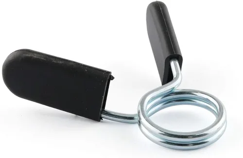 Miniatura 3 de E-outstanding Clip de collar de resorte, 2 unidades, estándar de 1 pulgada/0.984 in, abrazaderas de bloqueo de campana para mancuernas