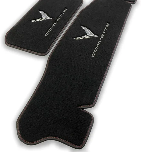 Miniatura 9 de Lloyd Mats Tapetes alfombrados a medida para el suelo del automóvil de lujo prémium para Corvette C8 2020-ON Coupé y convertible