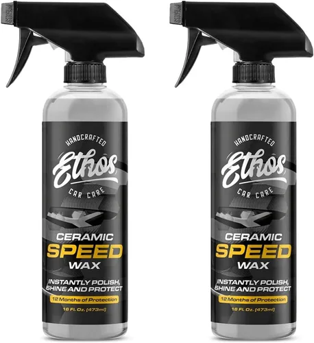 Miniatura 9 de Ethos Ceramic Speed Wax - Revestimiento de cerámica para automóviles - Spray de cera de automóvil con revestimiento de cerámica - Pulido de cera