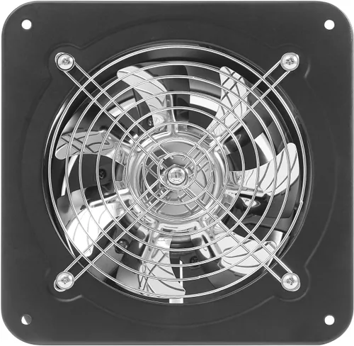 Miniatura 5 de DNYSYSJ Ventilador de escape de pared de 6 pulgadas, ventilador de alto flujo de aire, 110 V, 40 W, 2800 RPM, extractor de ventilación sin ruido