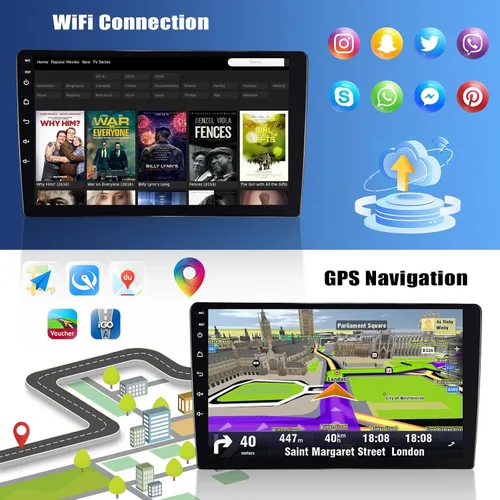 Miniatura 4 de [8 Core 4G+64G] Radio de coche para Hyundai Elantra 2007-2010 con Carplay inalámbrico Android Auto, pantalla táctil de 9 pulgadas, Android 15