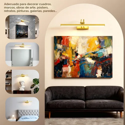 Miniatura 3 de RAIFOOLLY Luz de imagen, luces de imagen para pared inalámbricas, luces de imagen de 16 pulgadas con temporizador y regulable, luces de pared a