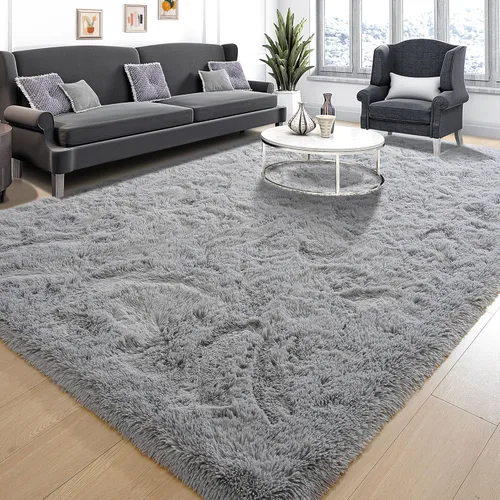 Miniatura 13 de Tepook Alfombras súper suaves y esponjosas para sala de estar, alfombras de área de 8 x 10 pies para dormitorio, alfombra moderna peluda, alfombras
