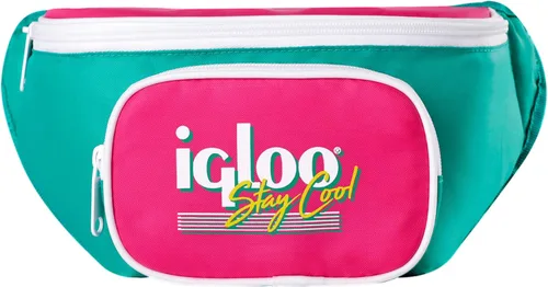 Miniatura 9 de Igloo Riñonera Refrigeradora Retro Bolsa Cruzada Aislada Riñoneras de Viaje Jade 3-Can