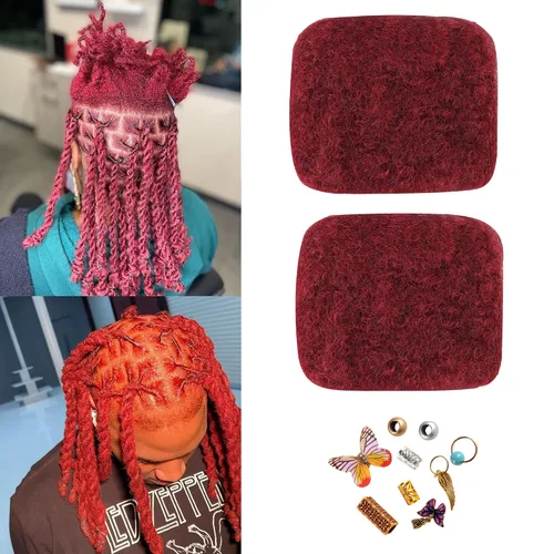 Miniatura 9 de Orientfashion 2 paquetes/lote de 1.06 oz/paquete de cabello humano afro a granel, 100% cabello humano afro rizado a granel para torsión, trenzado