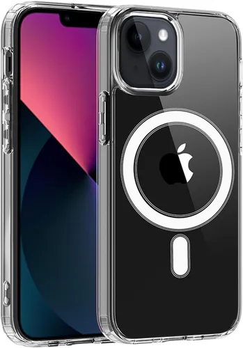 Miniatura 24 de S. Tedazo Funda magnética para iPhone 7/8 Plus (5.5 pulgadas) compatible con MagSafe, [no amarillenta] delgada, a prueba de golpes, funda para Negro