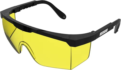 JORESTECH Gafas de seguridad rectangulares enmarcadas de seguridad con protectores laterales para protección de alto impacto (1 par)