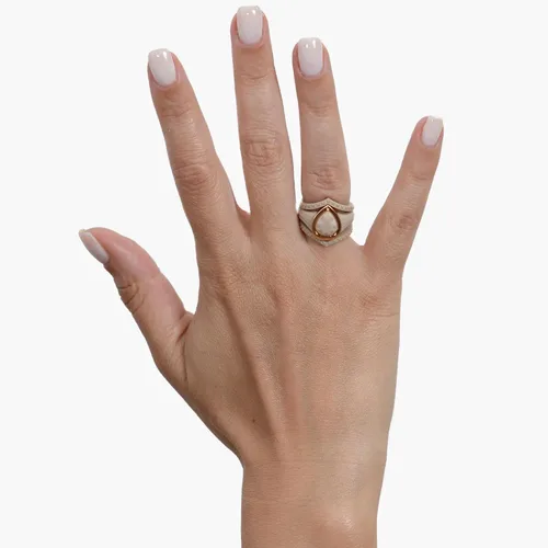 Miniatura 4 de Rinfit Anillos de silicona para mujer, anillos de compromiso o promesa para ella, alianzas de boda de silicona para mujer, pera de silicona