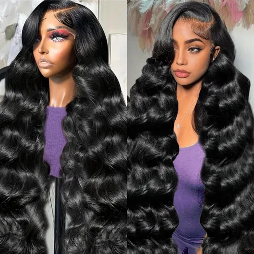 Miniatura 13 de Pelucas Body Wave de Encaje Frontal de Cabello Humano 13x6 HD Pelucas de Encaje Frontal de Cabello Humano Densidad 200 Pelucas Vírgenes Brasileñas