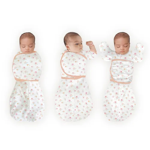 Miniatura 15 de SwaddleDesigns Saco de Envolver Omni de 6 Vías con Brazos Arriba para Recién Nacido, Más Opciones para Calmar el Reflejo de Moro, Mejora el Sueño