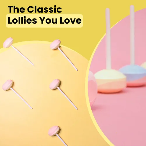Miniatura 4 de Smarties Double Lollies - Obleas dobles sin gluten, sin maní, sin grasa con sabores frutales surtidos, bajas en calorías, perfectas para cumpleaños