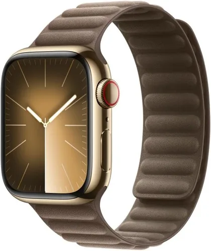 Miniatura 2 de Apple - Correa de reloj, eslabones magnéticos (45 mm), verde eterno, M/L